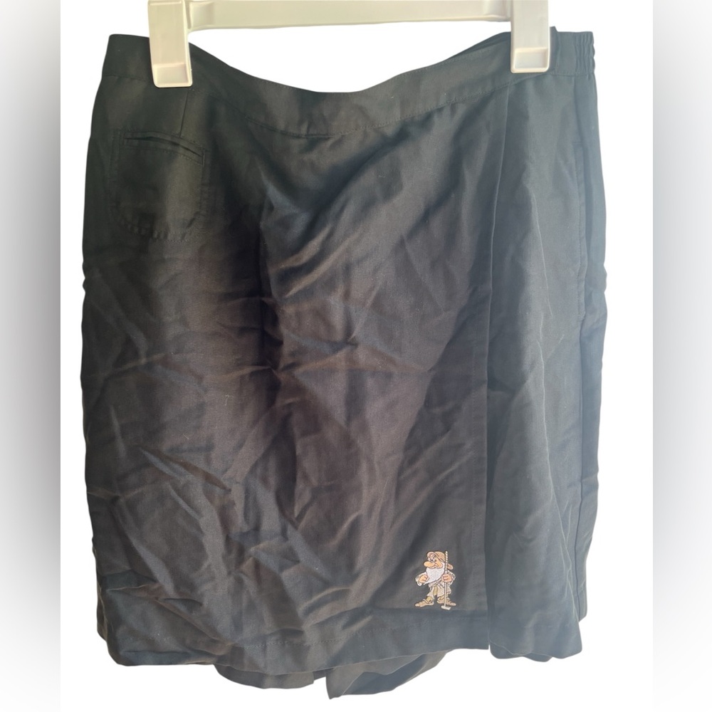 Vintage 90s Walt Disney World Women's Black Grumpy Size 16 Golf Skort